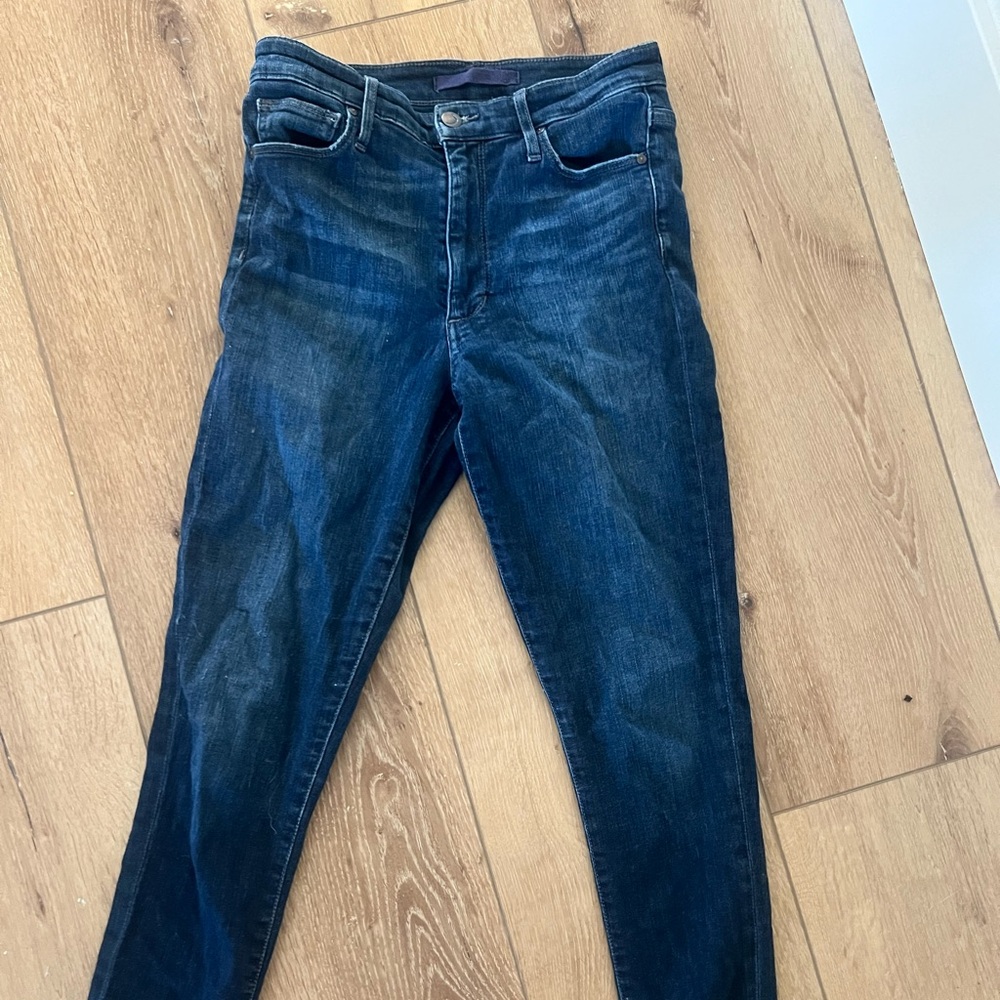 Joe’s Jeans high rise with distressed hem